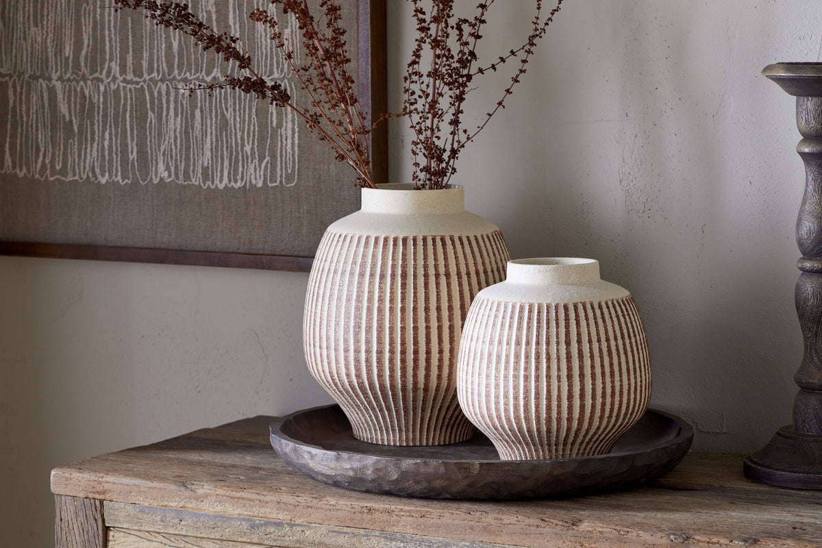 Perola Reactive Glaze Decorative Vase