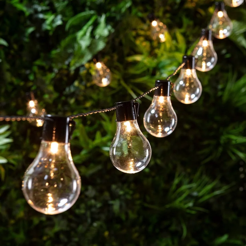 20 Warm White Carnival Plug-In Festoon Lights