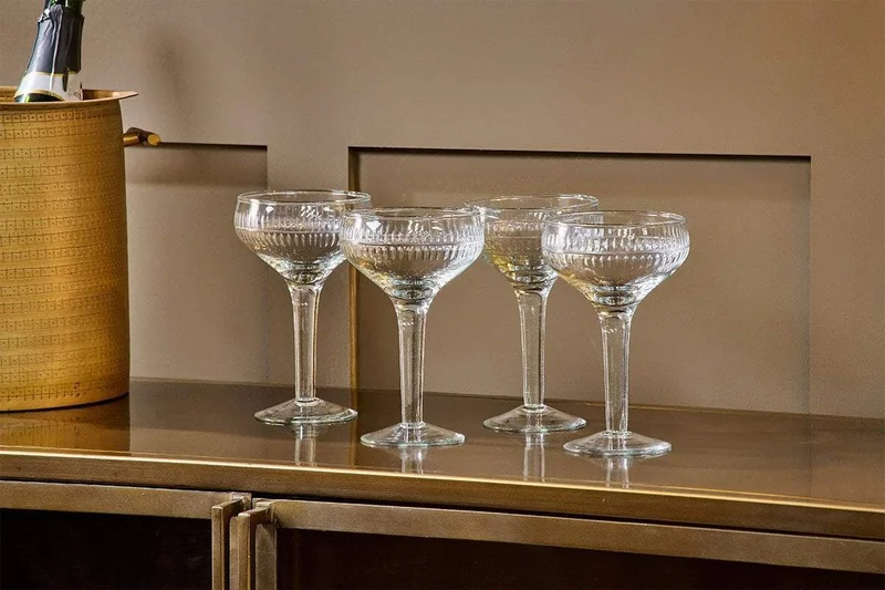 Mila Champagne Glasses · set of four
